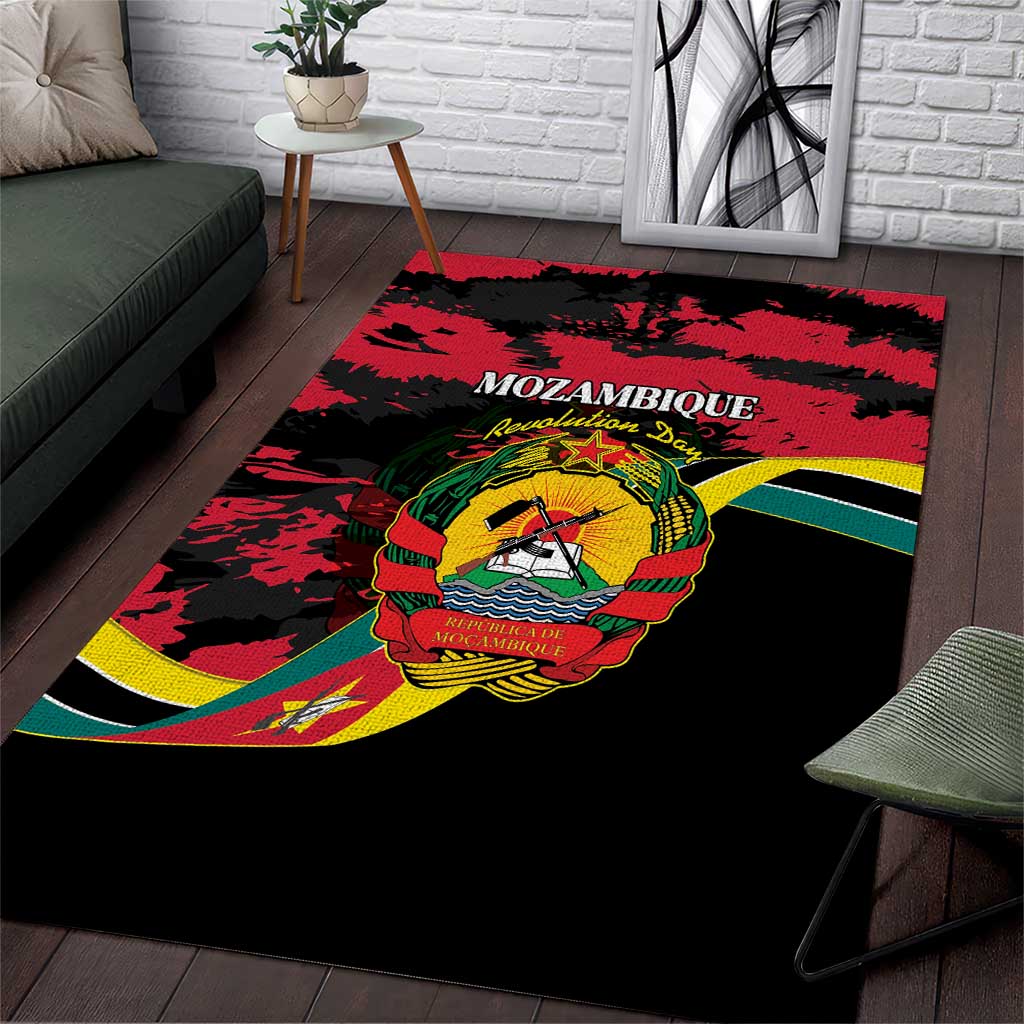 FRELIMO Mozambique Area Rug Happy Revolution Day LT15