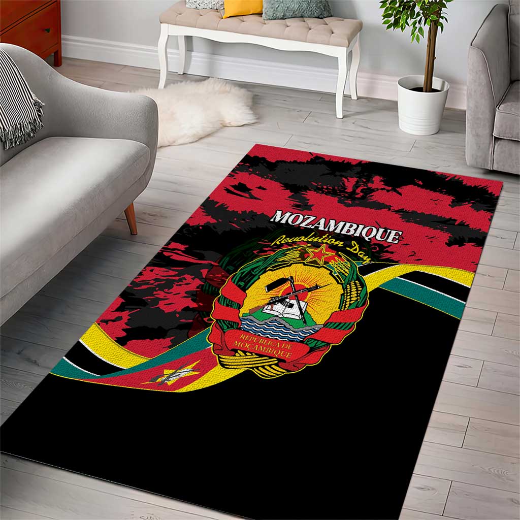 FRELIMO Mozambique Area Rug Happy Revolution Day LT15
