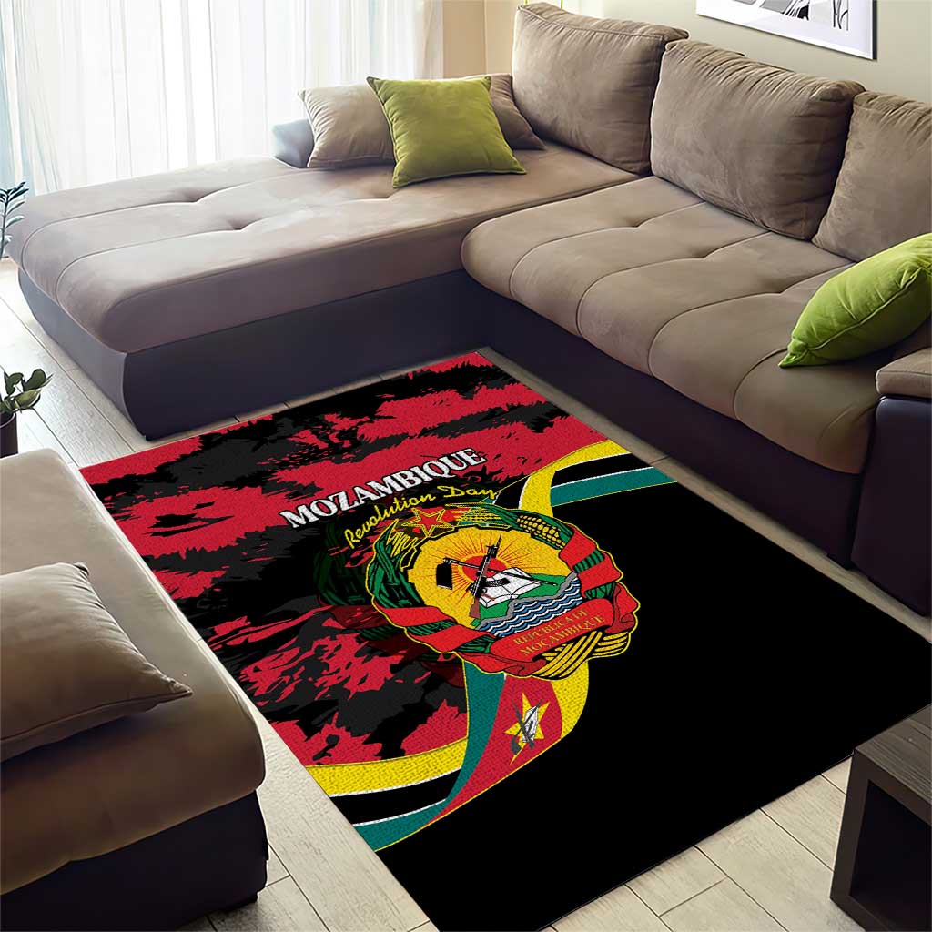 FRELIMO Mozambique Area Rug Happy Revolution Day LT15