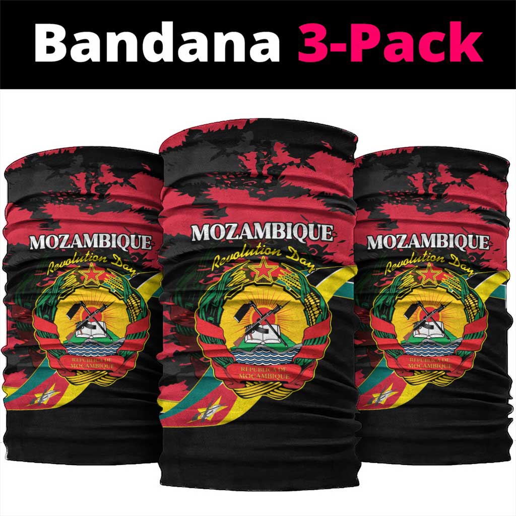 Mozambique Revolution Day Neck Gaiter Coat Of Arms FRELIMO LT15