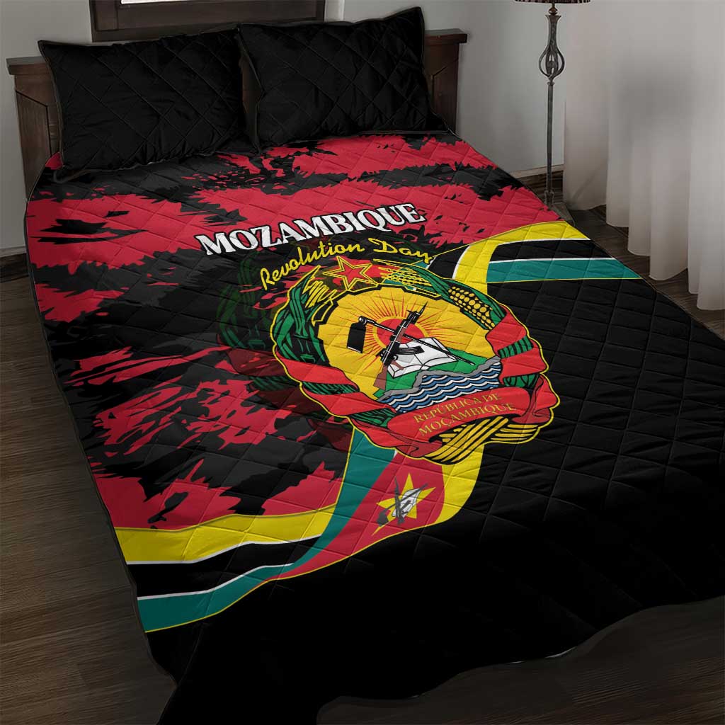 FRELIMO Mozambique Quilt Bed Set Happy Revolution Day LT15