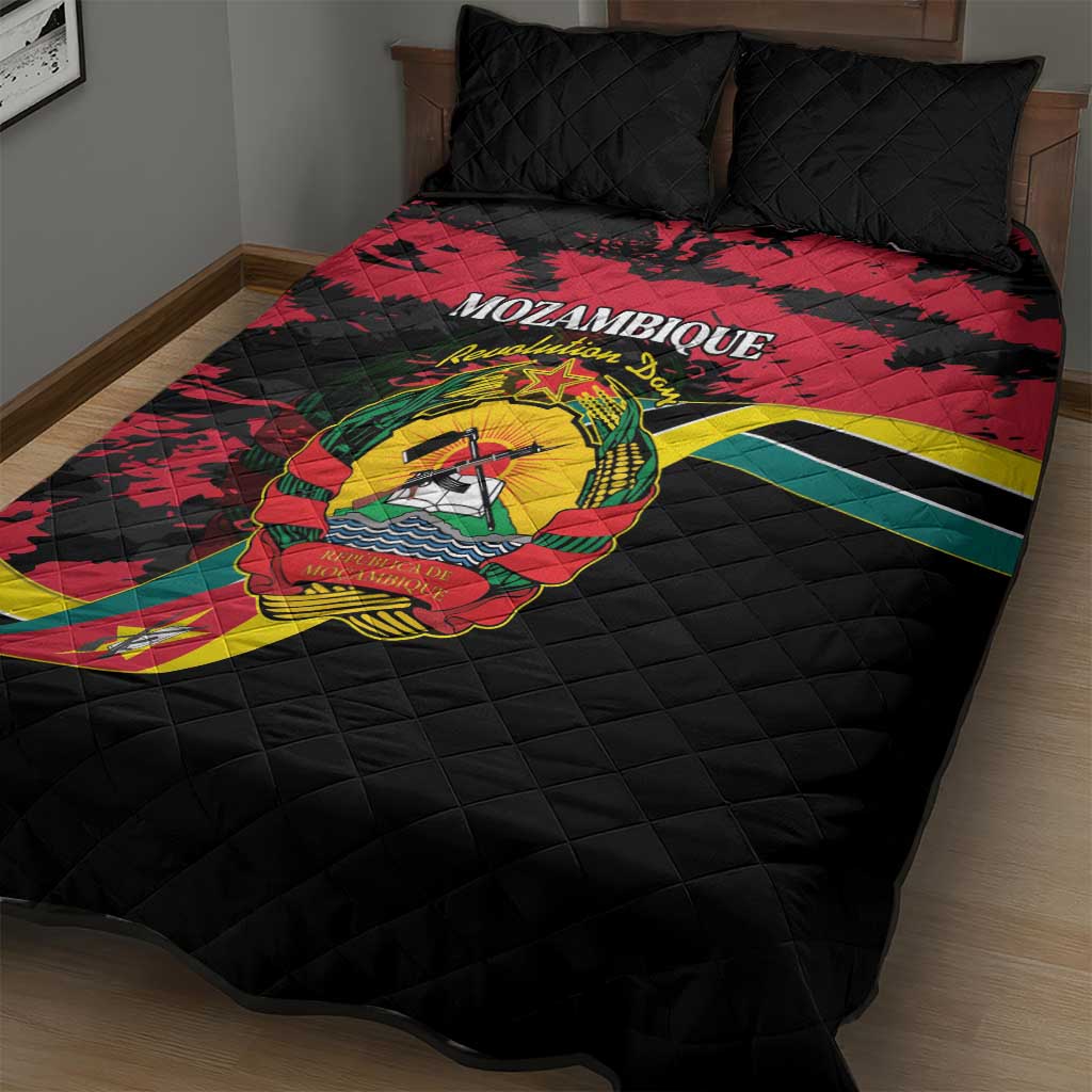 FRELIMO Mozambique Quilt Bed Set Happy Revolution Day LT15