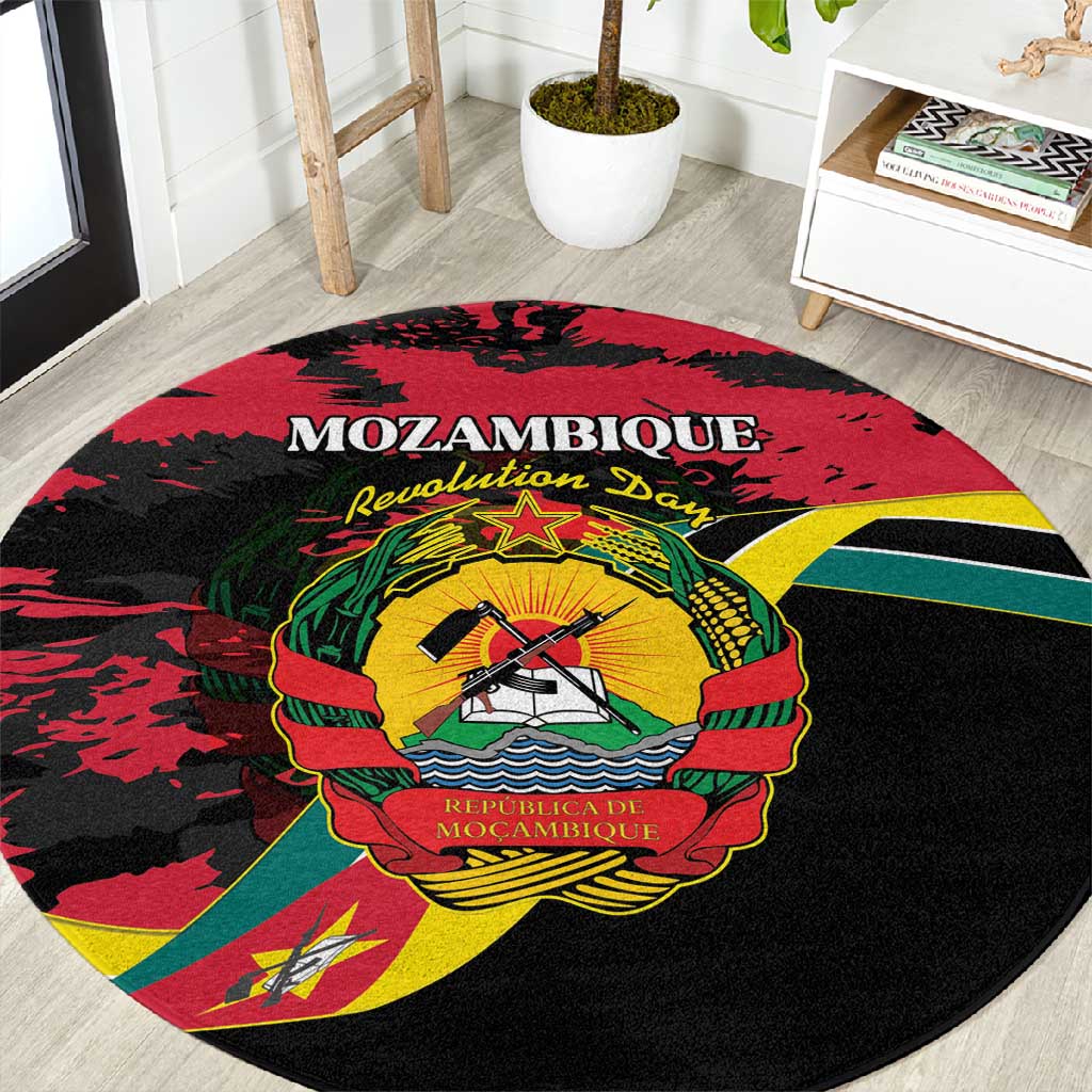 FRELIMO Mozambique Round Carpet Happy Revolution Day LT15