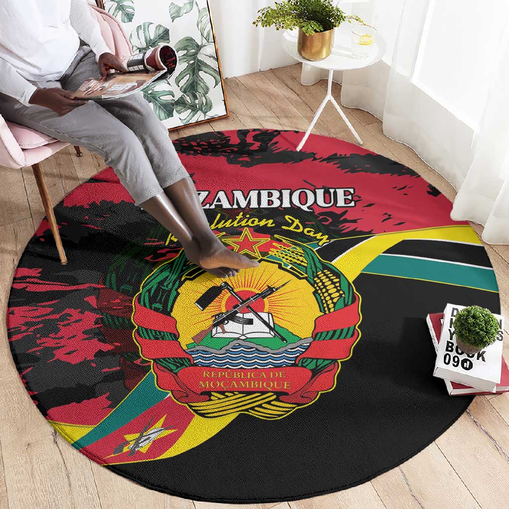 FRELIMO Mozambique Round Carpet Happy Revolution Day LT15