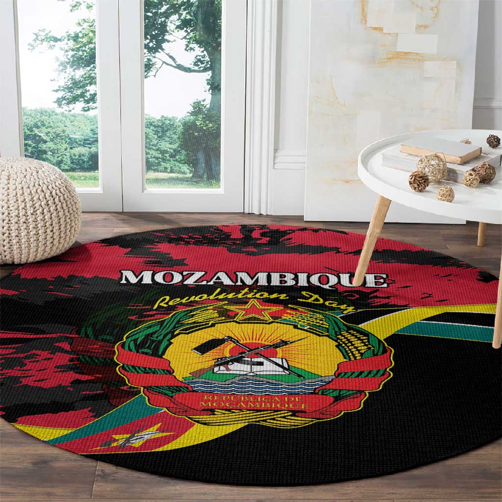 FRELIMO Mozambique Round Carpet Happy Revolution Day LT15
