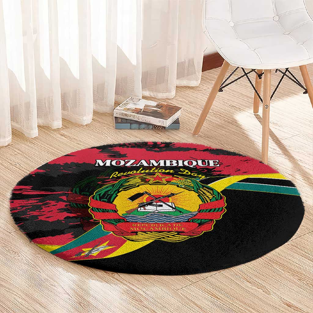 FRELIMO Mozambique Round Carpet Happy Revolution Day LT15