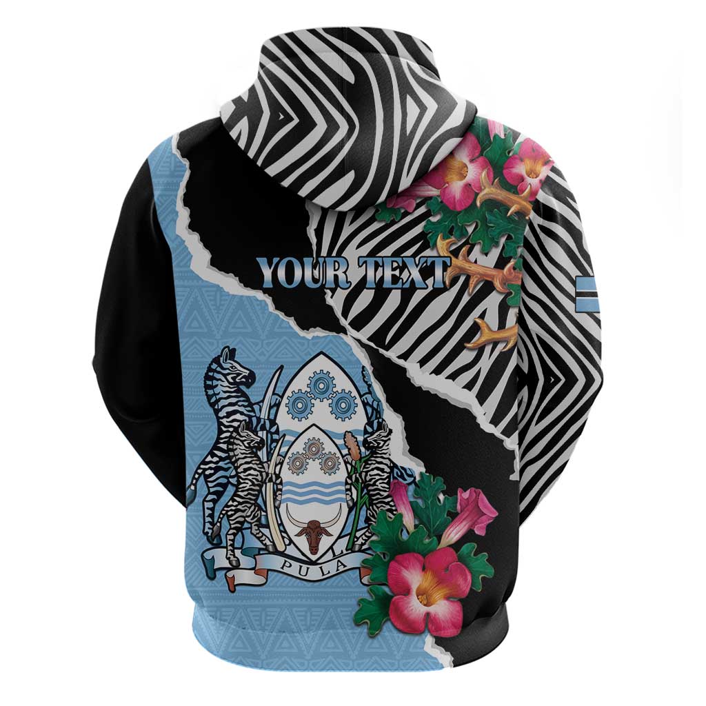 Personalized Botswana Independence Day Hoodie Coat Of Arms Devils Claw LT15