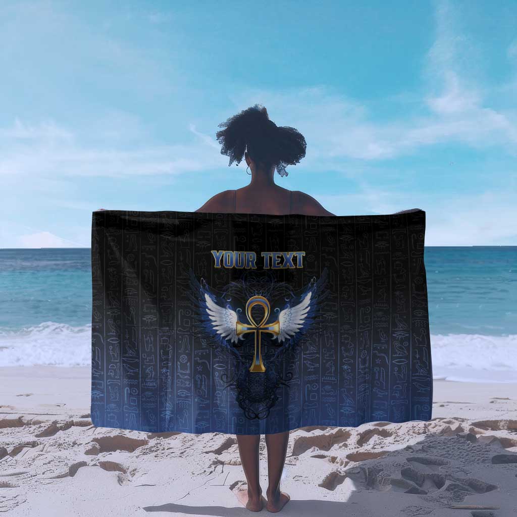 Personalised Egyptian Ankh Sarong Egypt Hieroglyphs Pattern LT15