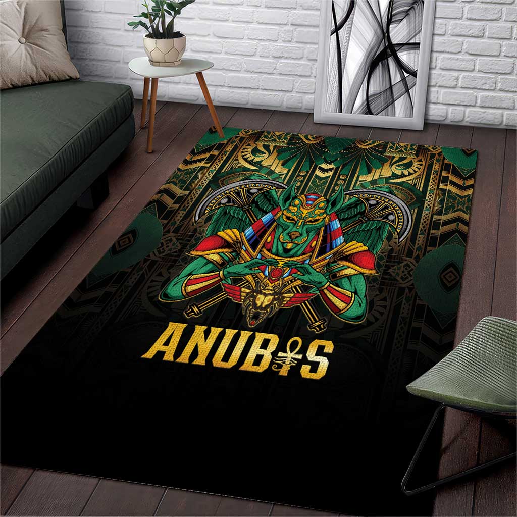 Ancient Egypt Area Rug Anubis Egyptian LT15