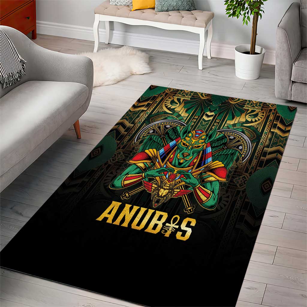 Ancient Egypt Area Rug Anubis Egyptian LT15