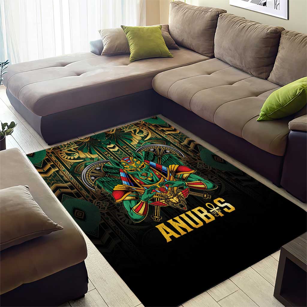 Ancient Egypt Area Rug Anubis Egyptian LT15