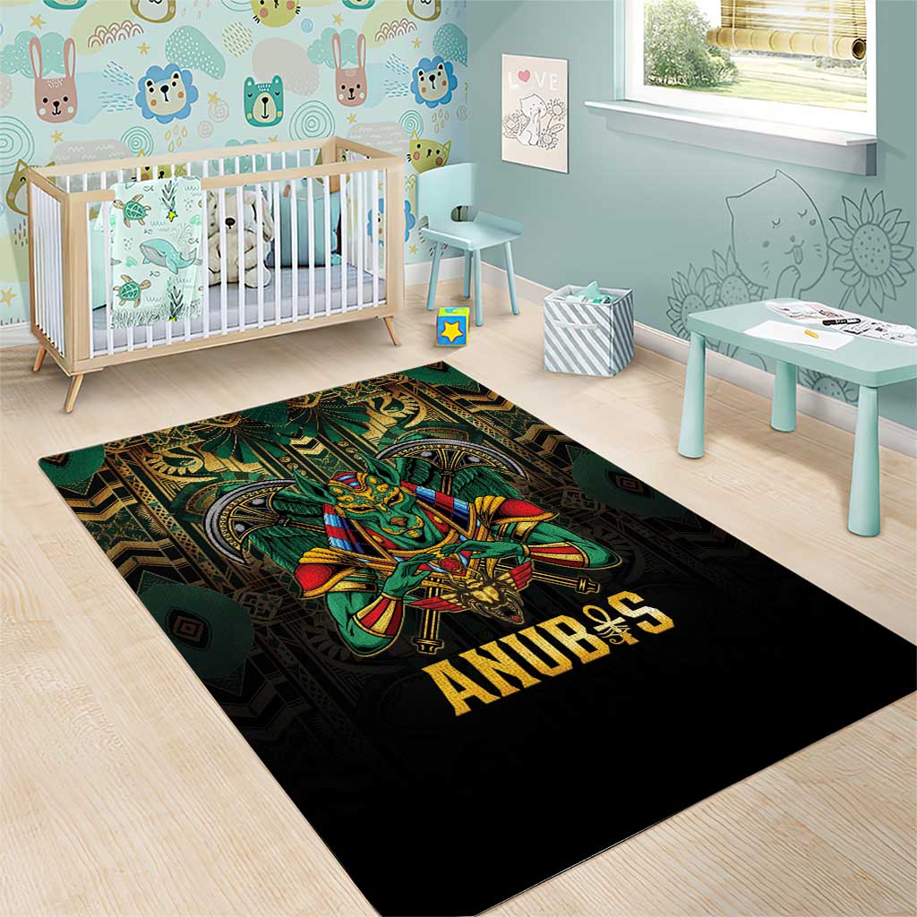 Ancient Egypt Area Rug Anubis Egyptian LT15