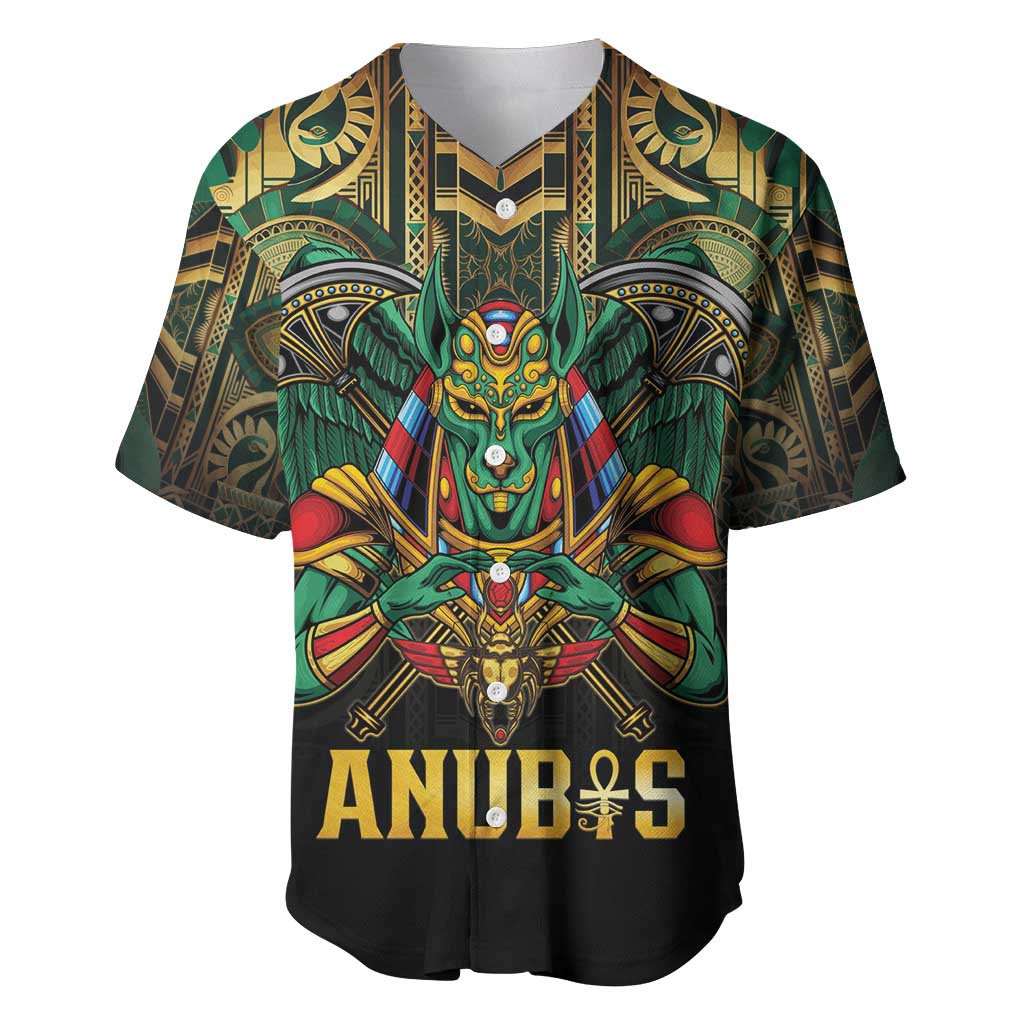 Ancient Egypt Baseball Jersey Anubis Egyptian LT15