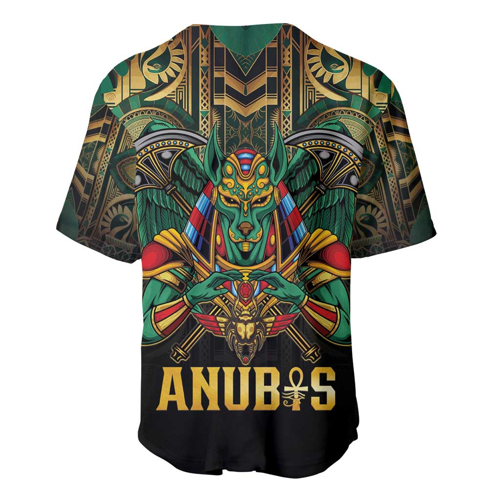 Ancient Egypt Baseball Jersey Anubis Egyptian LT15