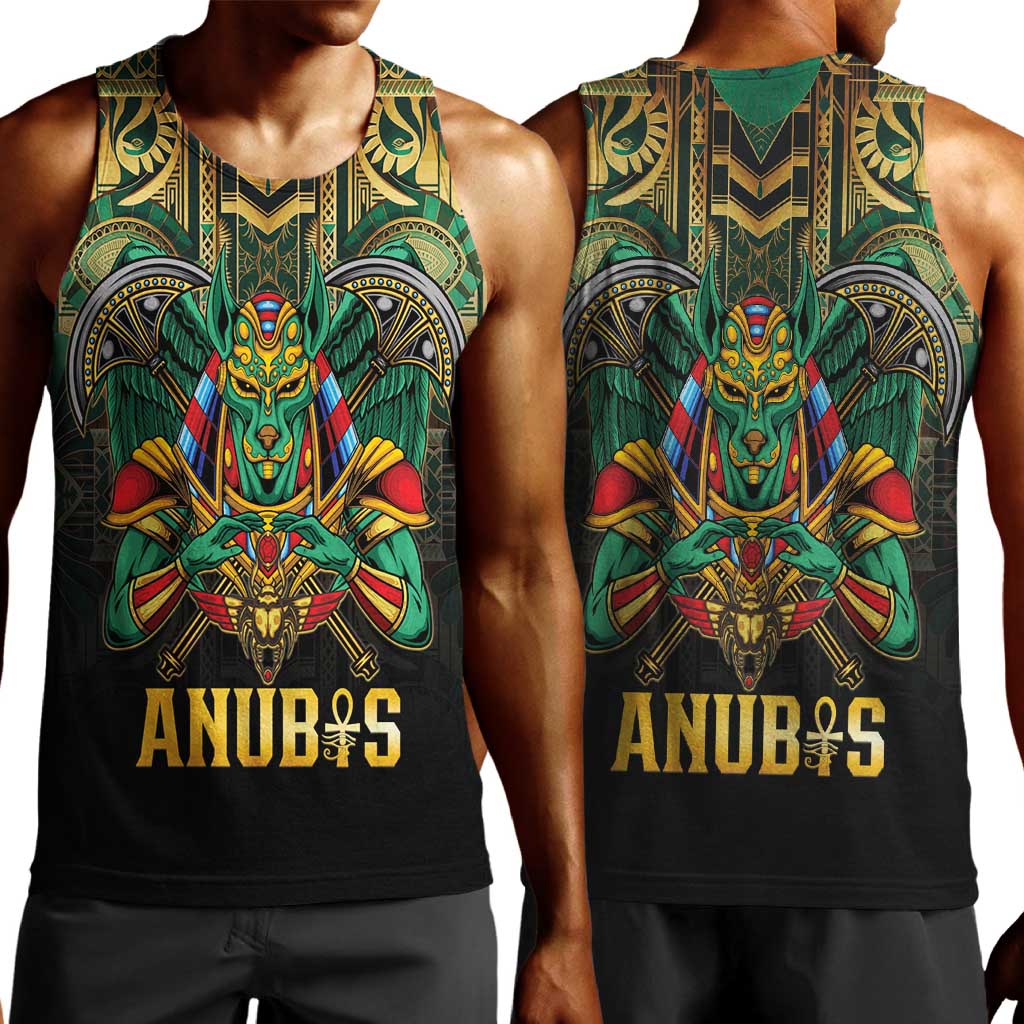 Ancient Egypt Men Tank Top Anubis Egyptian LT15