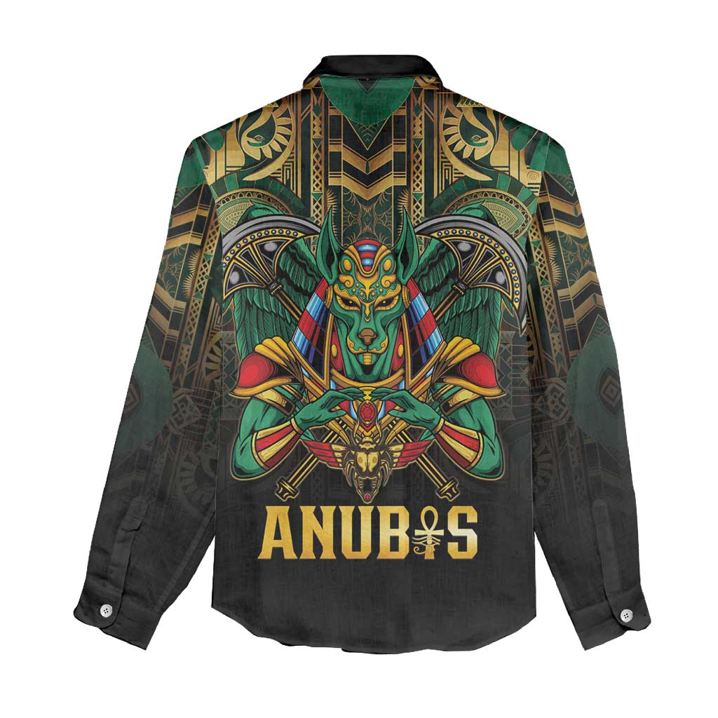 Ancient Egypt Women Casual Shirt Anubis Egyptian LT15