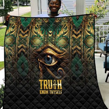 Egypt Eye of Horus Quilt Golden Ancient Egypt Pattern LT15