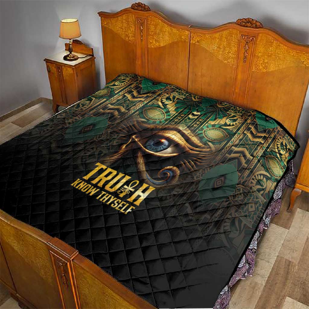 Egypt Eye of Horus Quilt Golden Ancient Egypt Pattern LT15