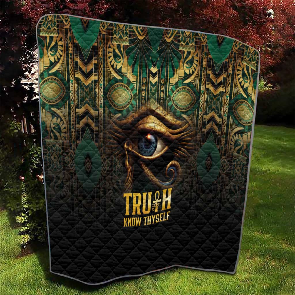 Egypt Eye of Horus Quilt Golden Ancient Egypt Pattern LT15