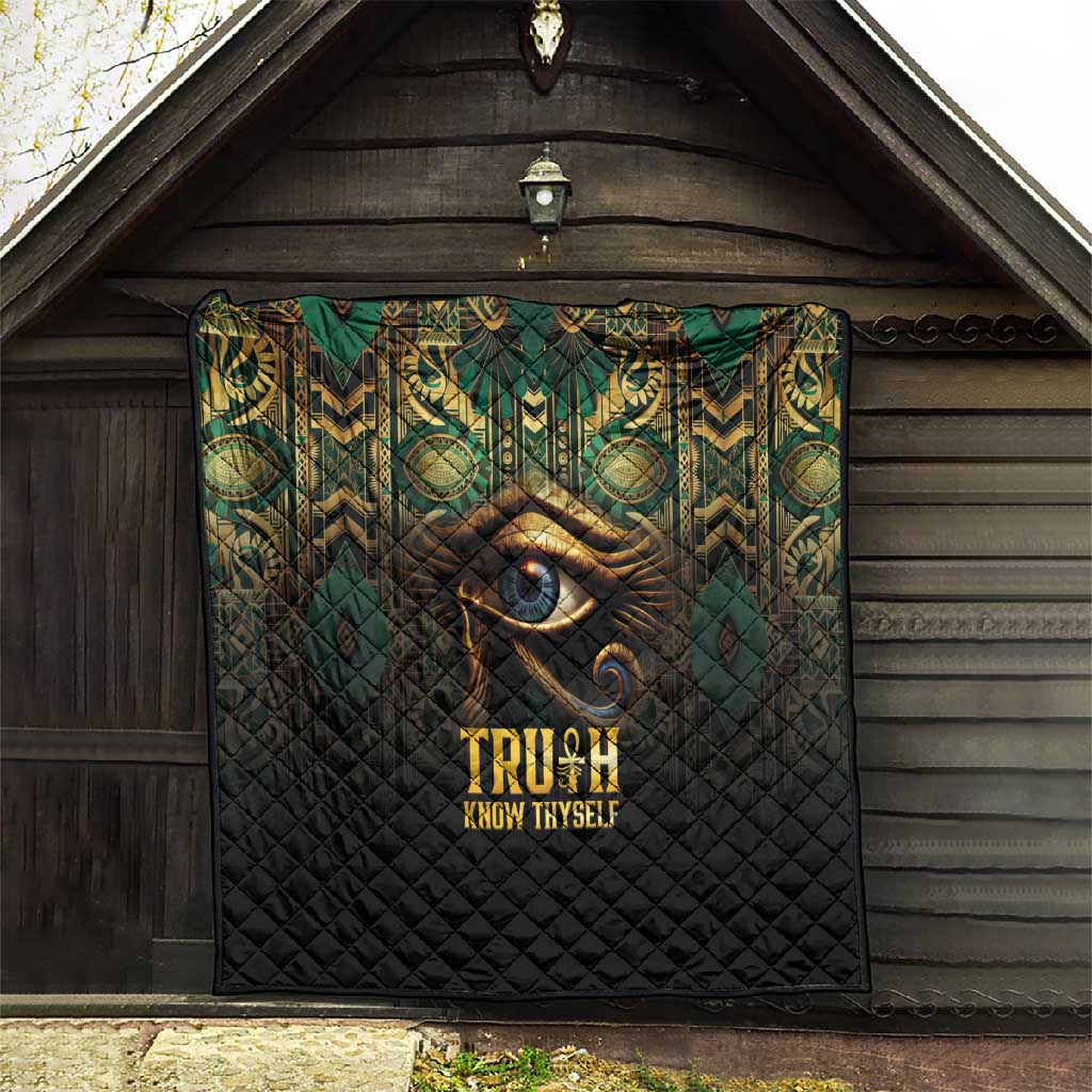 Egypt Eye of Horus Quilt Golden Ancient Egypt Pattern LT15