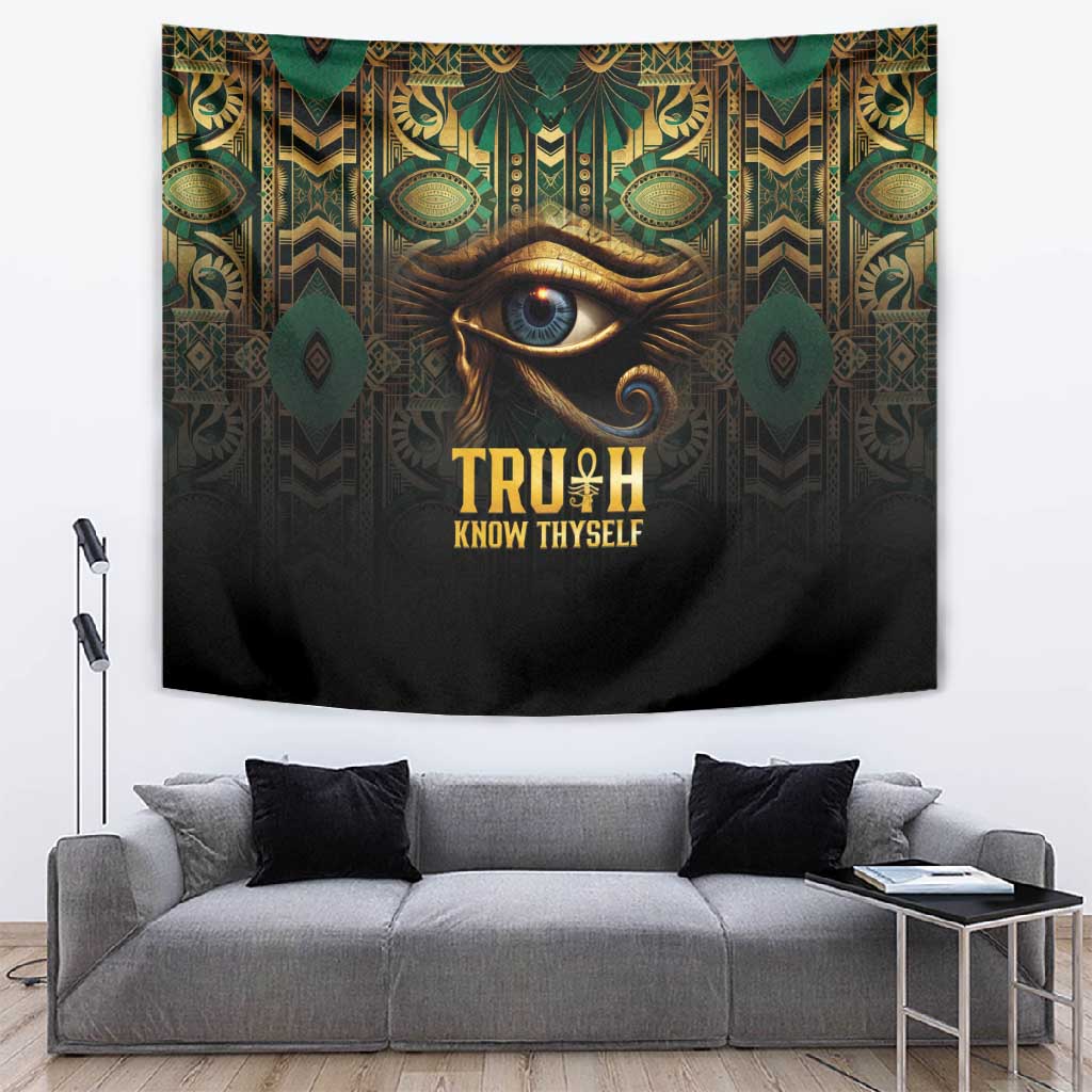 Egypt Eye of Horus Tapestry Golden Ancient Egypt Pattern LT15