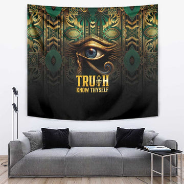Egypt Eye of Horus Tapestry Golden Ancient Egypt Pattern LT15