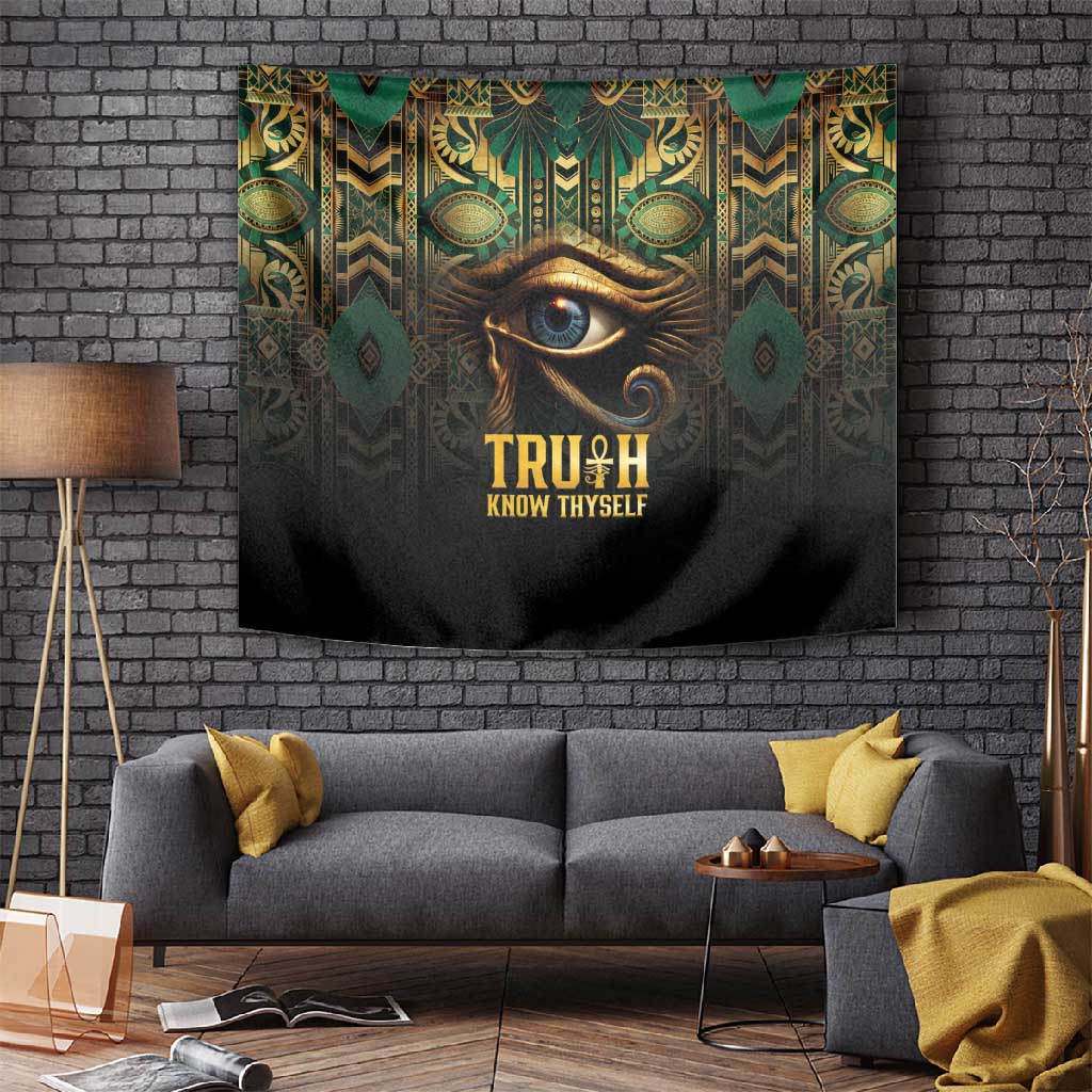 Egypt Eye of Horus Tapestry Golden Ancient Egypt Pattern LT15