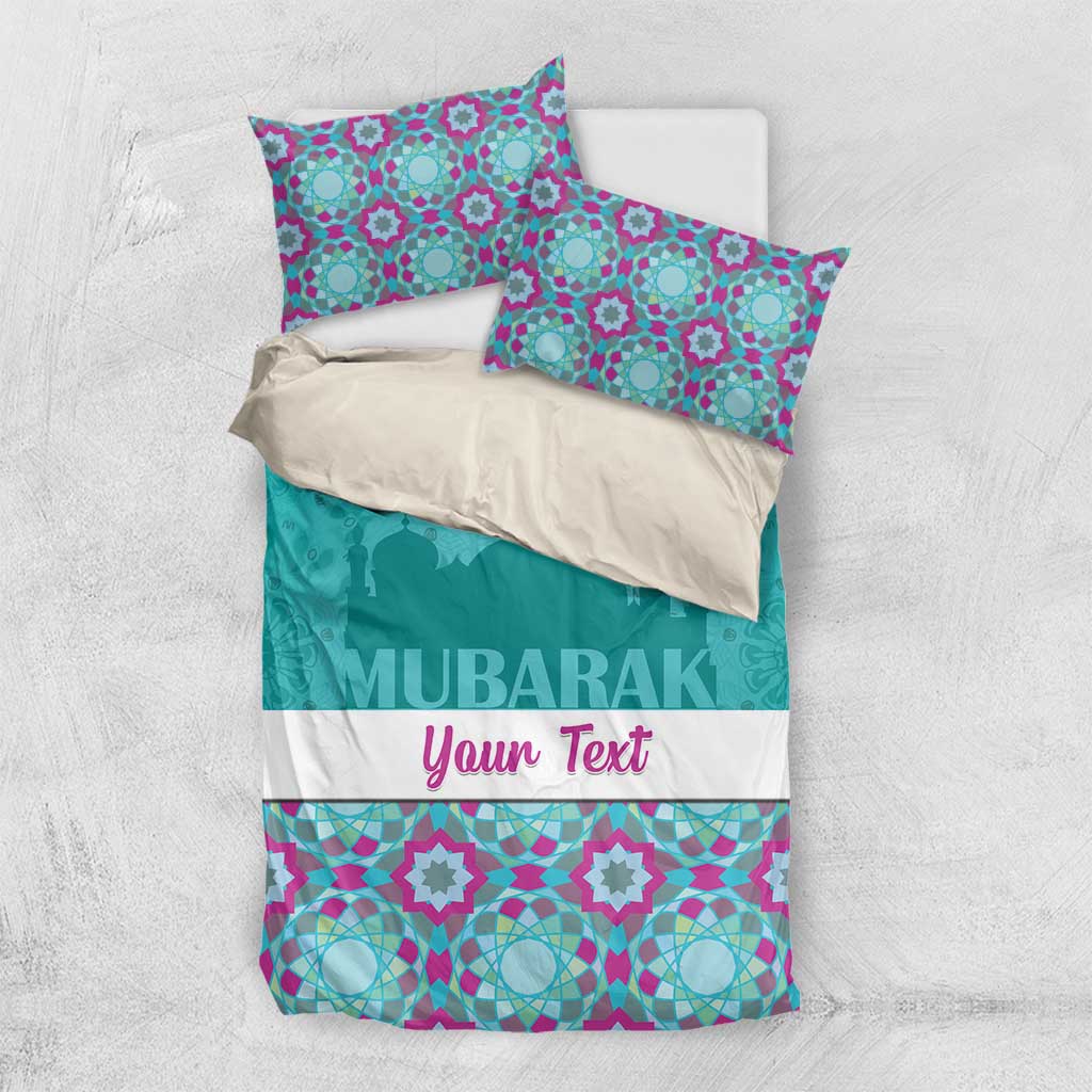 Personalised Eid al-Fitr Bedding Set Eid Mubarak LT15