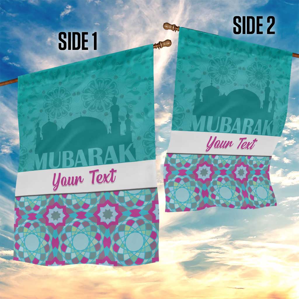 Personalised Eid al-Fitr Garden Flag Eid Mubarak LT15