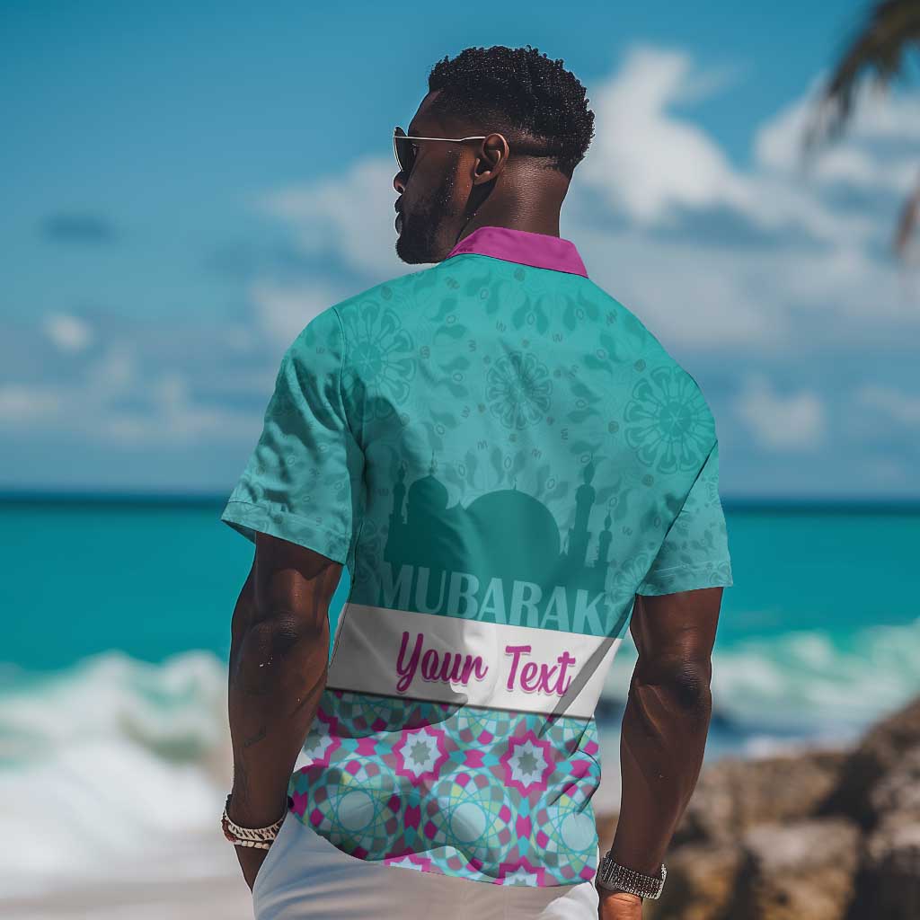 Personalised Eid al-Fitr Hawaiian Shirt Eid Mubarak LT15