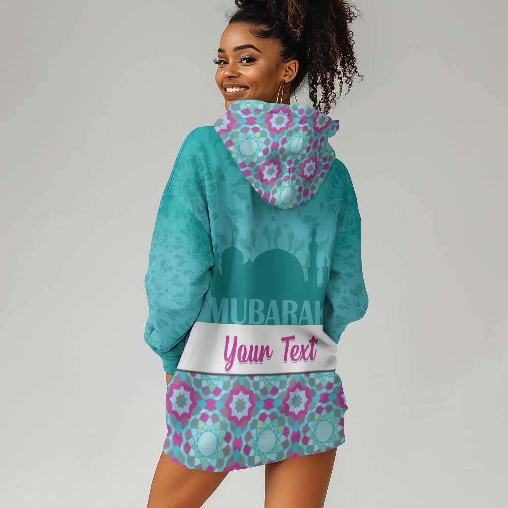 Personalised Eid al-Fitr Hoodie Dress Eid Mubarak LT15