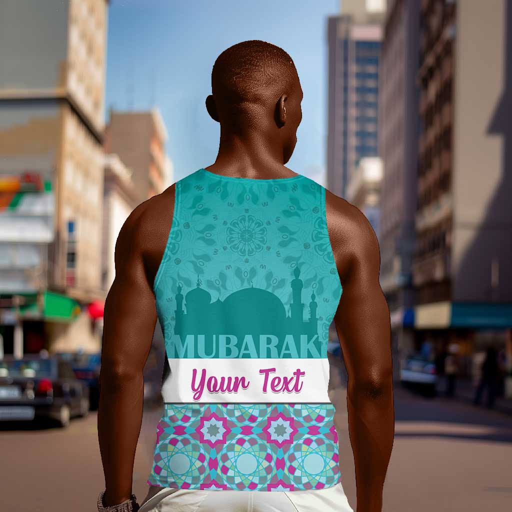 Personalised Eid al-Fitr Men Tank Top Eid Mubarak LT15