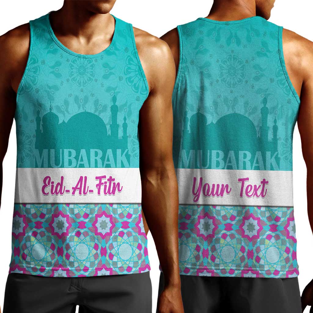 Personalised Eid al-Fitr Men Tank Top Eid Mubarak LT15