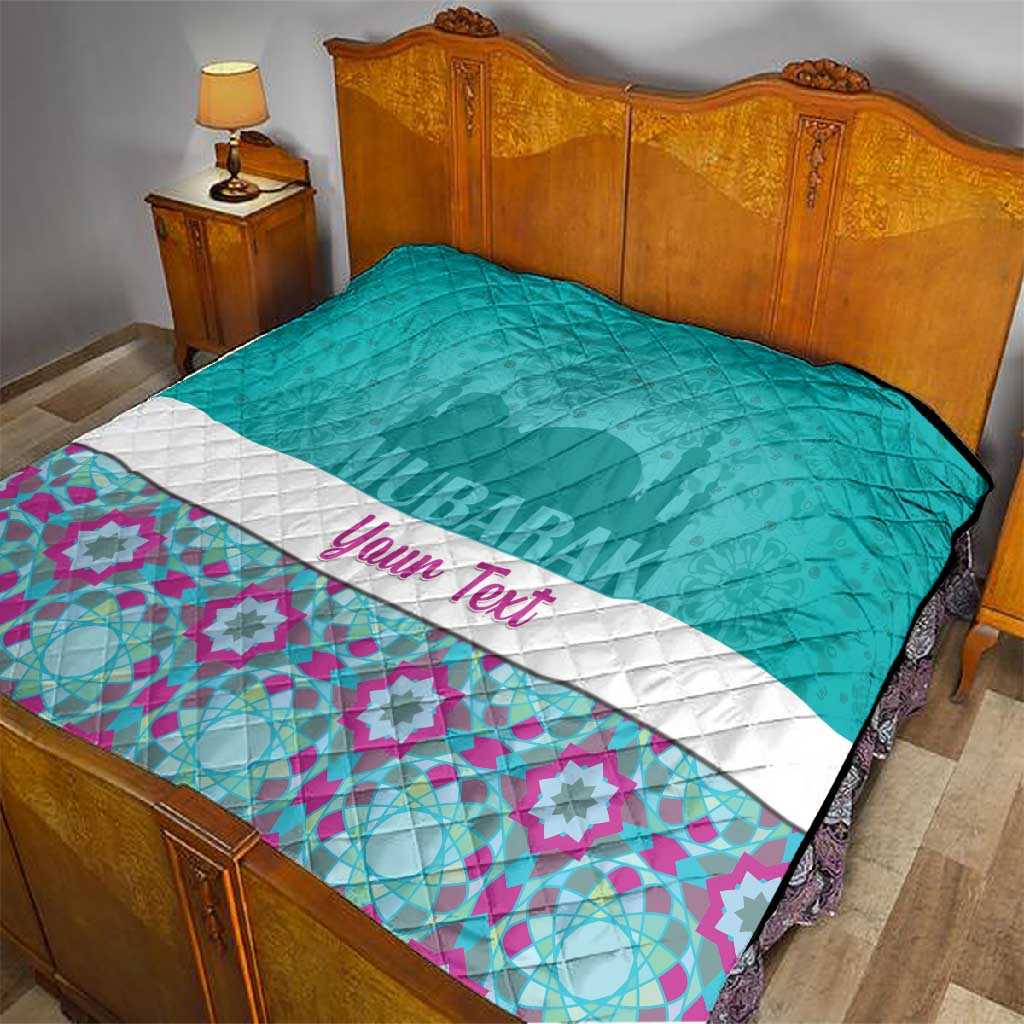 Personalised Eid al-Fitr Quilt Eid Mubarak LT15