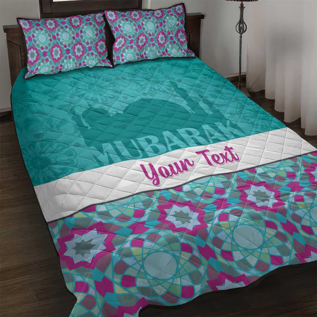 Personalised Eid al-Fitr Quilt Bed Set Eid Mubarak LT15