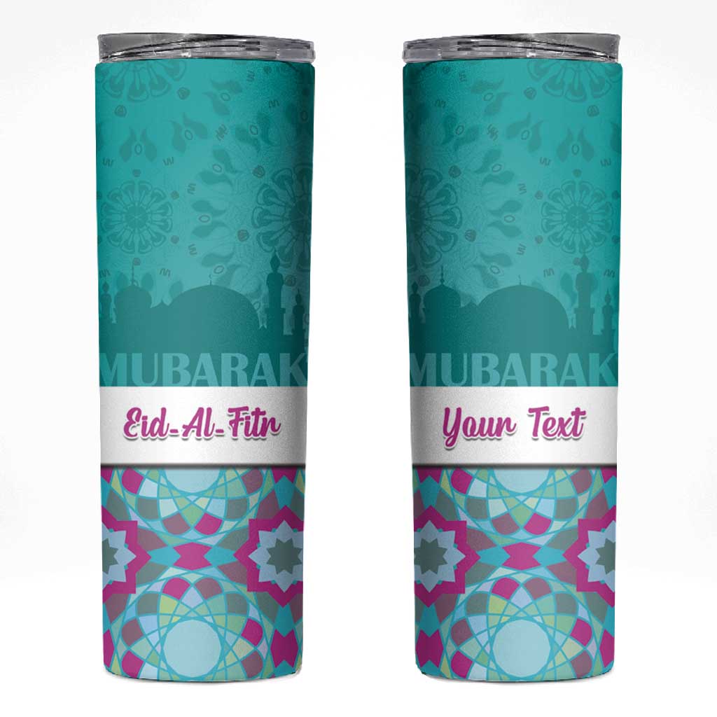 Personalised Eid al-Fitr Skinny Tumbler Eid Mubarak LT15
