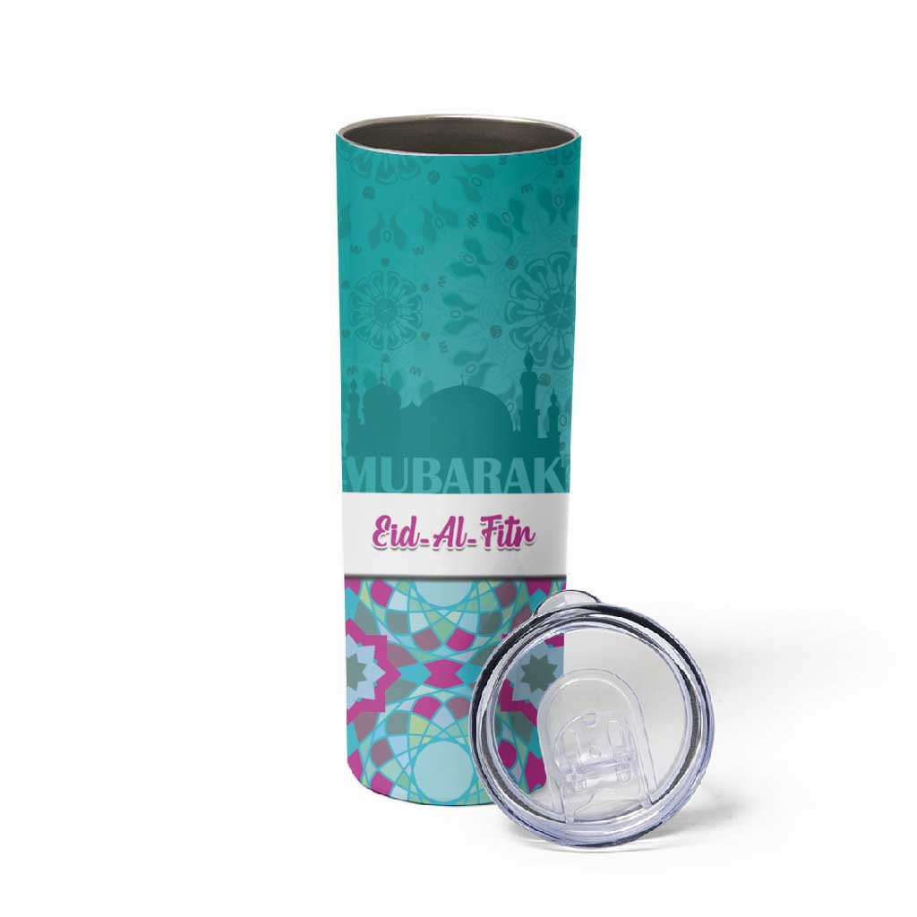 Personalised Eid al-Fitr Skinny Tumbler Eid Mubarak LT15