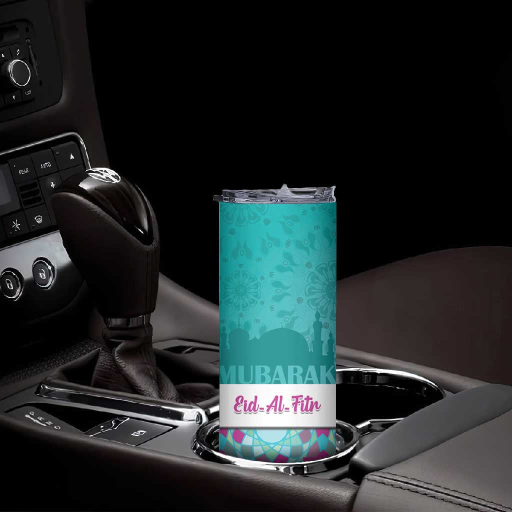 Personalised Eid al-Fitr Skinny Tumbler Eid Mubarak LT15