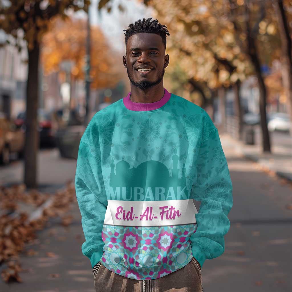 Personalised Eid al-Fitr Sweatshirt Eid Mubarak LT15