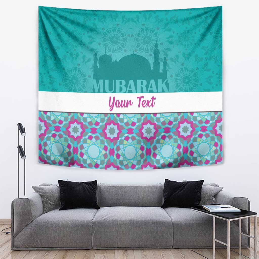 Personalised Eid al-Fitr Tapestry Eid Mubarak LT15