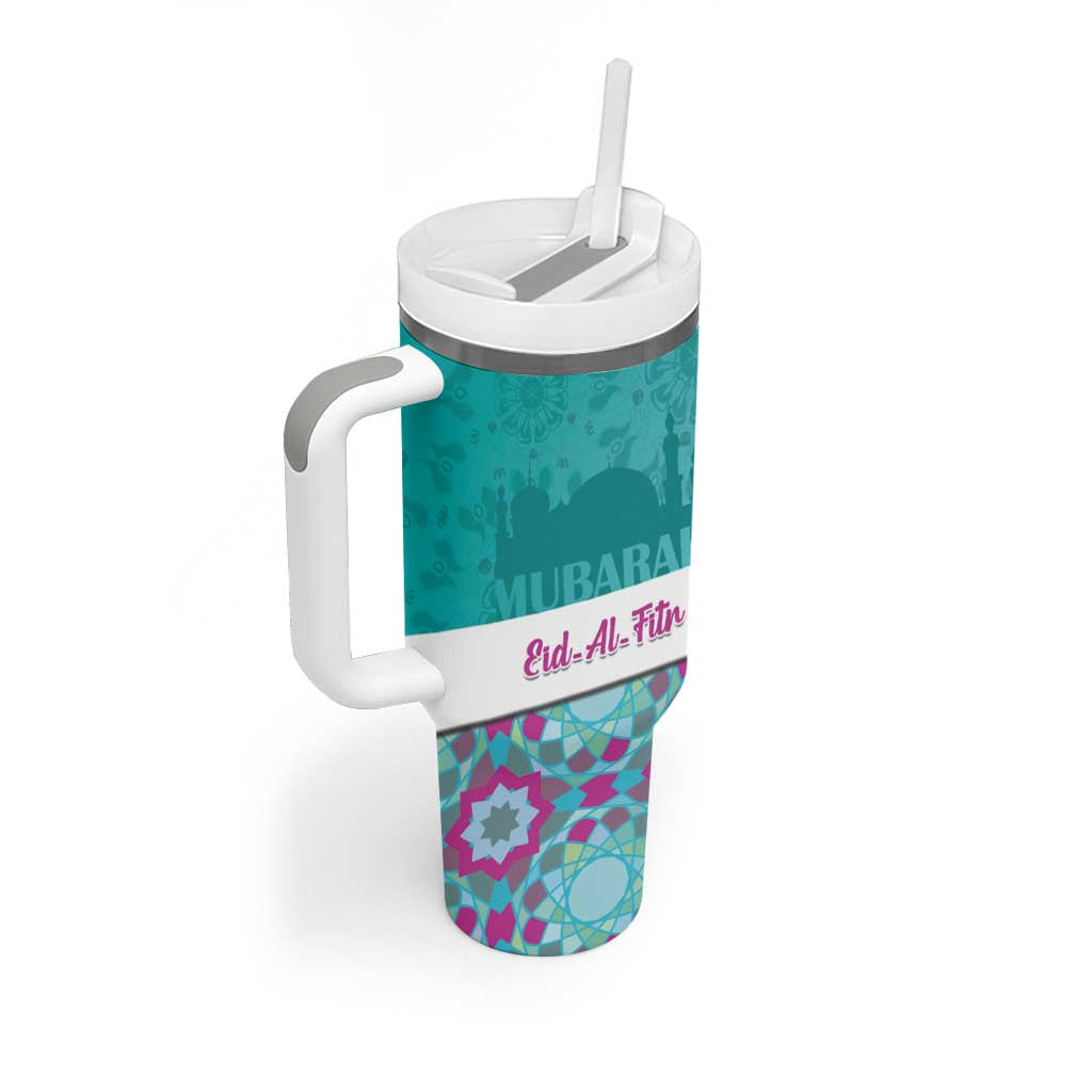 Personalised Eid al-Fitr Tumbler With Handle Eid Mubarak LT15