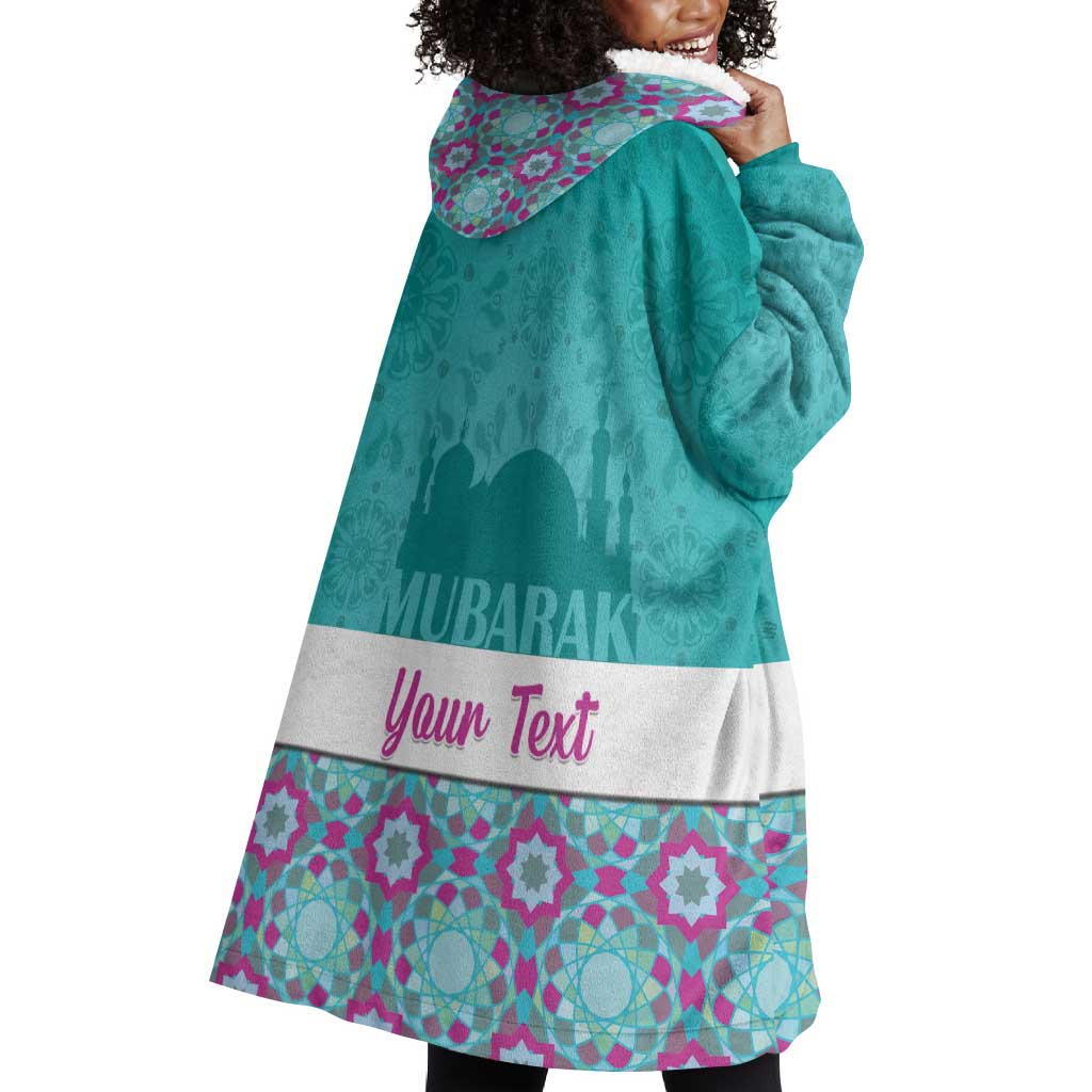 Personalised Eid al-Fitr Wearable Blanket Hoodie Eid Mubarak LT15