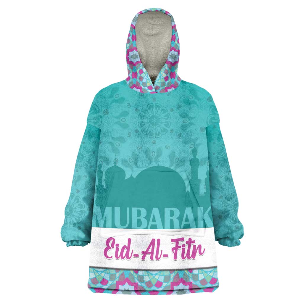 Personalised Eid al-Fitr Wearable Blanket Hoodie Eid Mubarak LT15