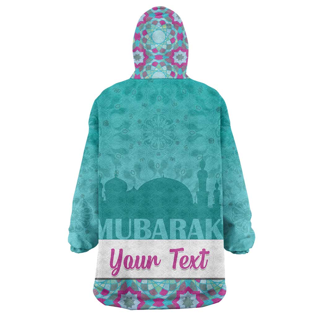 Personalised Eid al-Fitr Wearable Blanket Hoodie Eid Mubarak LT15