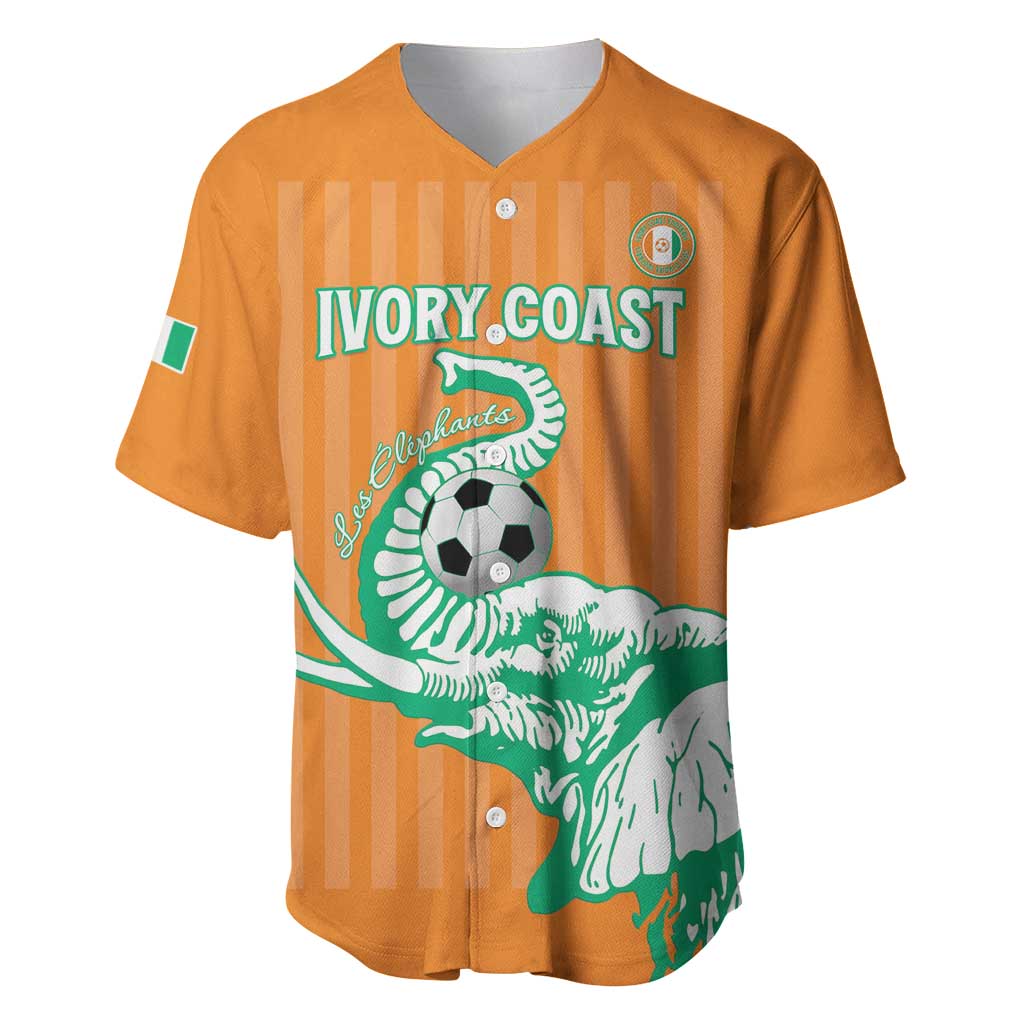Custom Cote dIvoire Football Baseball Jersey Les Elephants LT15
