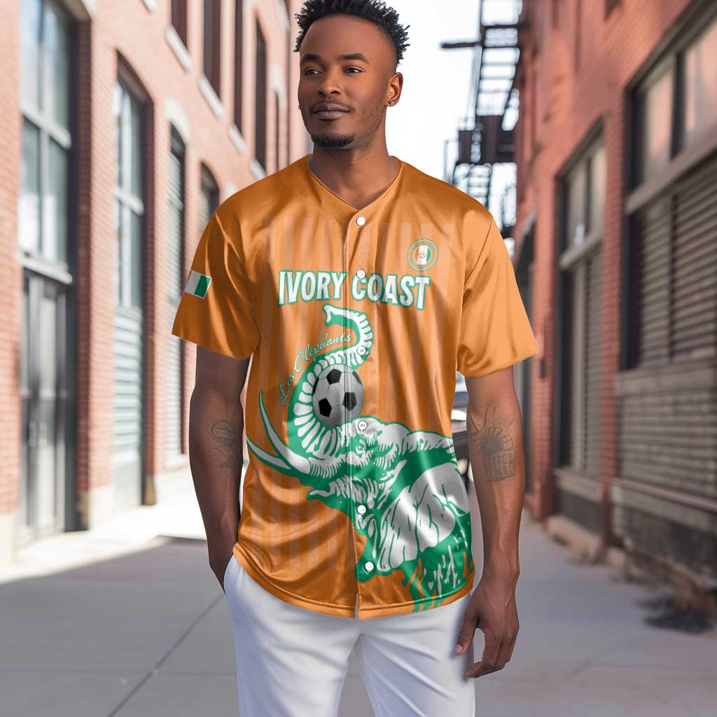 Custom Cote dIvoire Football Baseball Jersey Les Elephants LT15