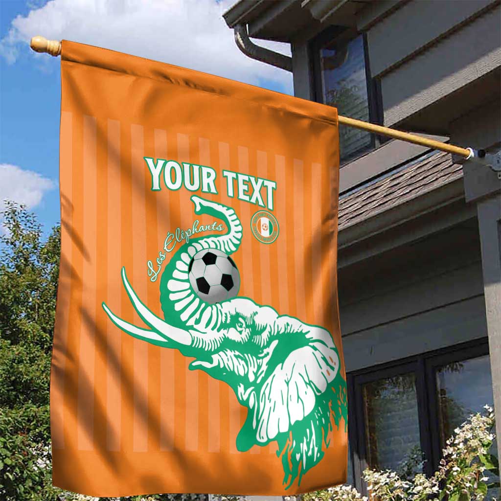 Custom Cote dIvoire Football Garden Flag Les Elephants LT15
