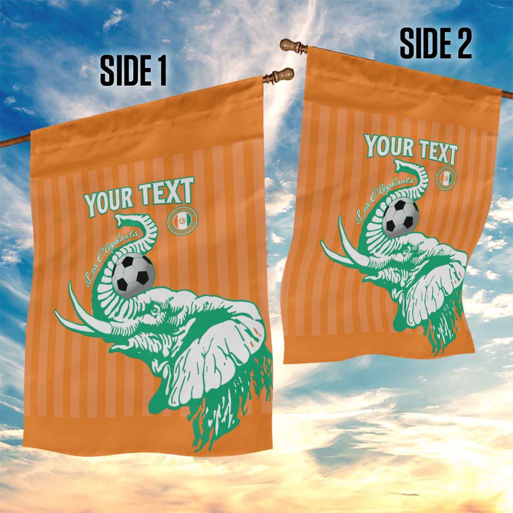 Custom Cote dIvoire Football Garden Flag Les Elephants LT15