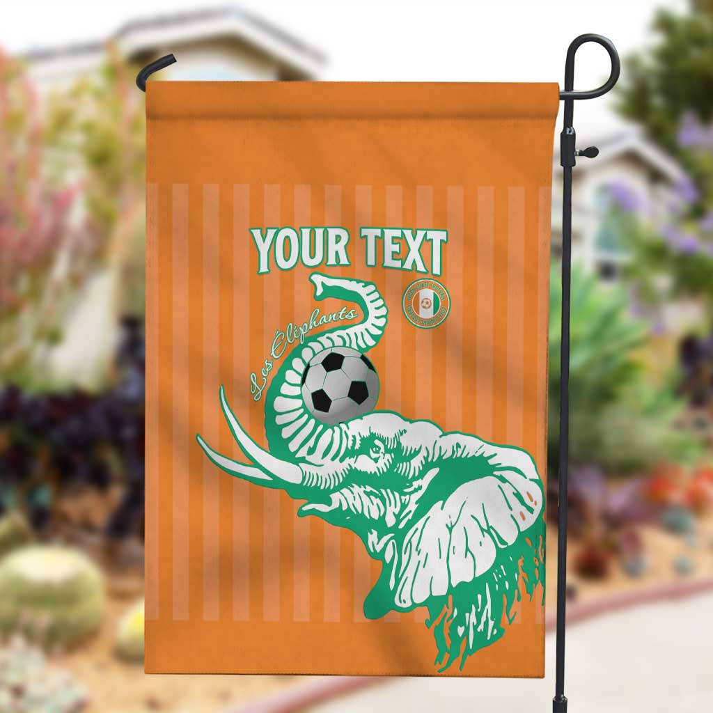 Custom Cote dIvoire Football Garden Flag Les Elephants LT15