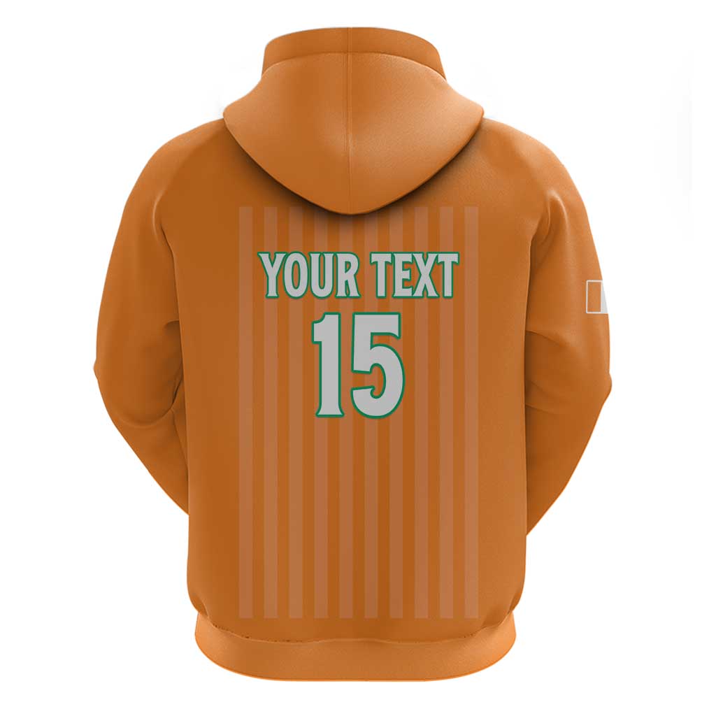 Custom Ivory Coast Football Hoodie Come On Elephants LT15